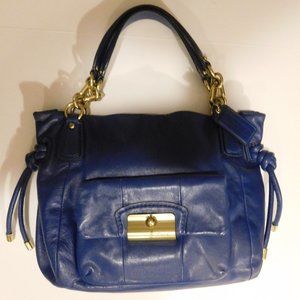Coach Women’s Midnight Blue Kristin Tote Bag/Leather Satchel—B1069-14758